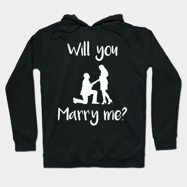 Will You Marry me Hoodie by DANPUBLIC